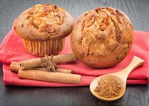 Cinnamon and Apple Muffin