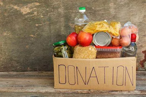 Donation Box full of Food