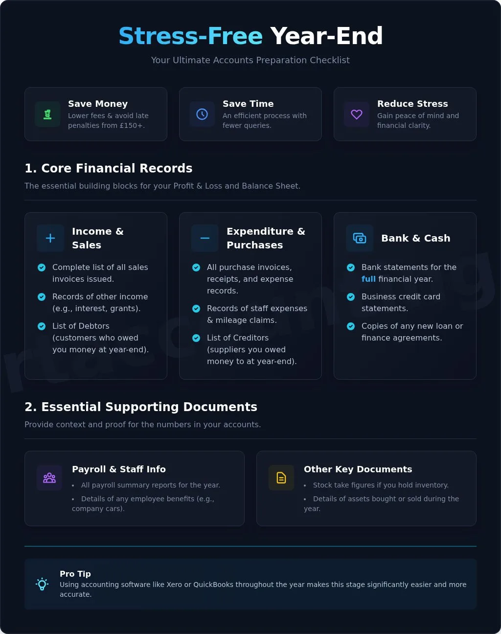 Accounts Preparation: The Ultimate Checklist for a Smooth Year End