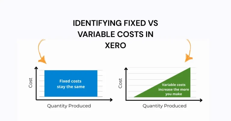 Identifying Fixed vs Variable Costs in Xero