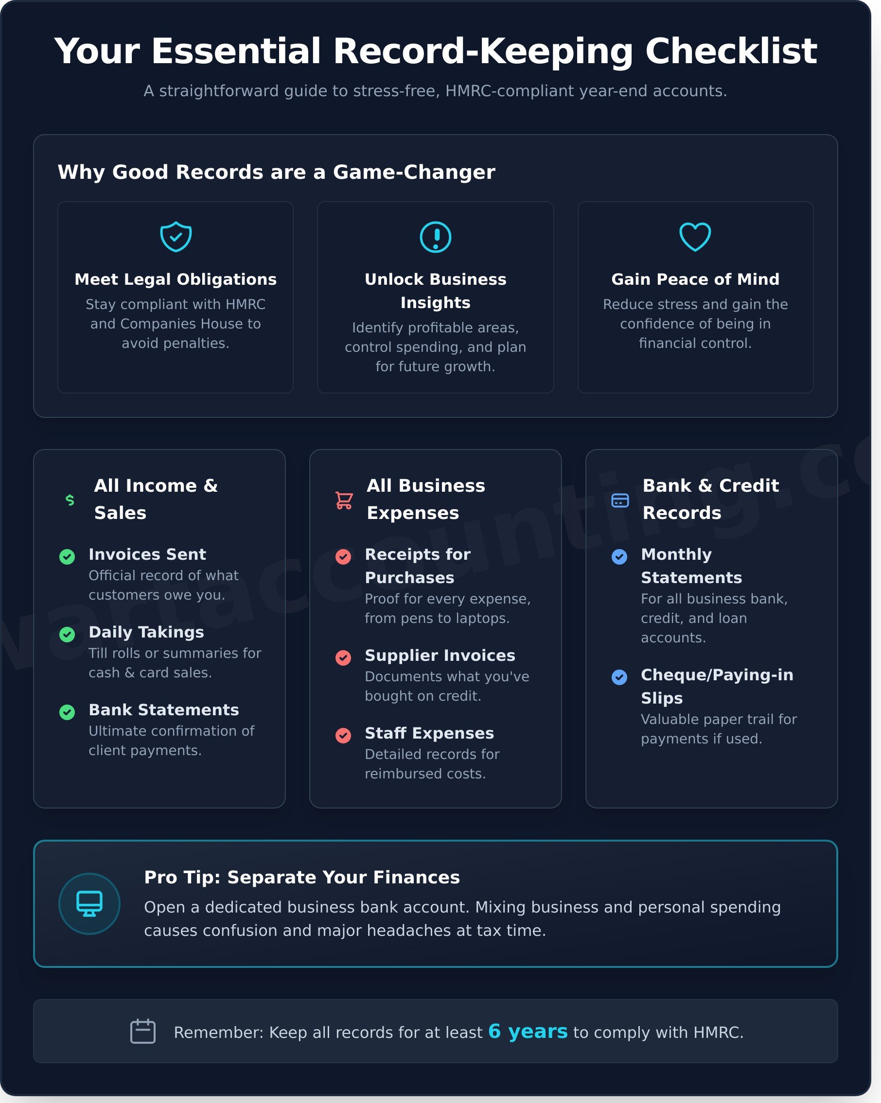 What Records Do I Need for My Year-End Accounts? A Simple Checklist