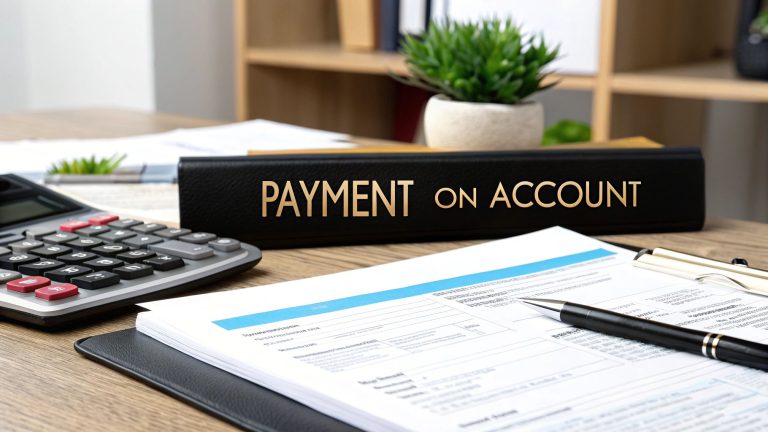 payment on account