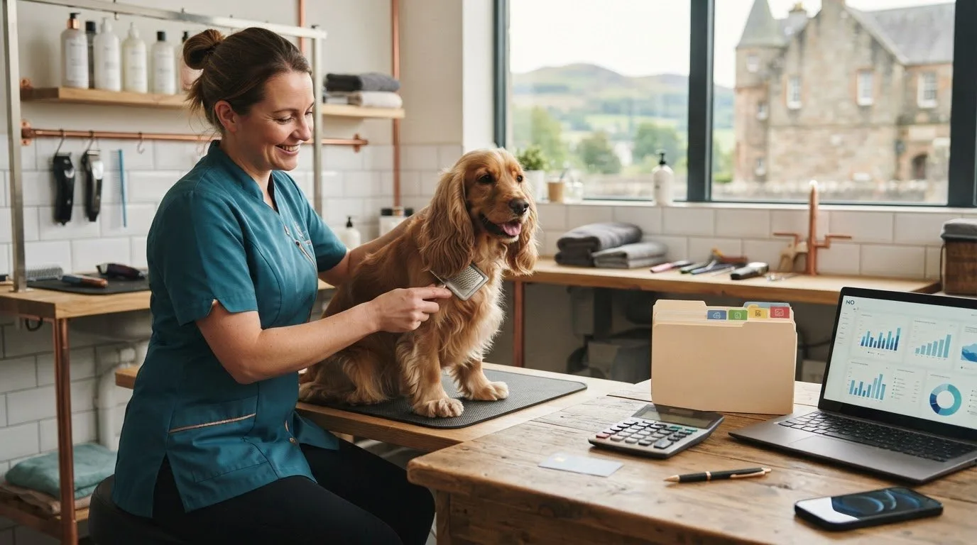 Bookkeeping and Expense Support for Dog Groomers in Falkirk