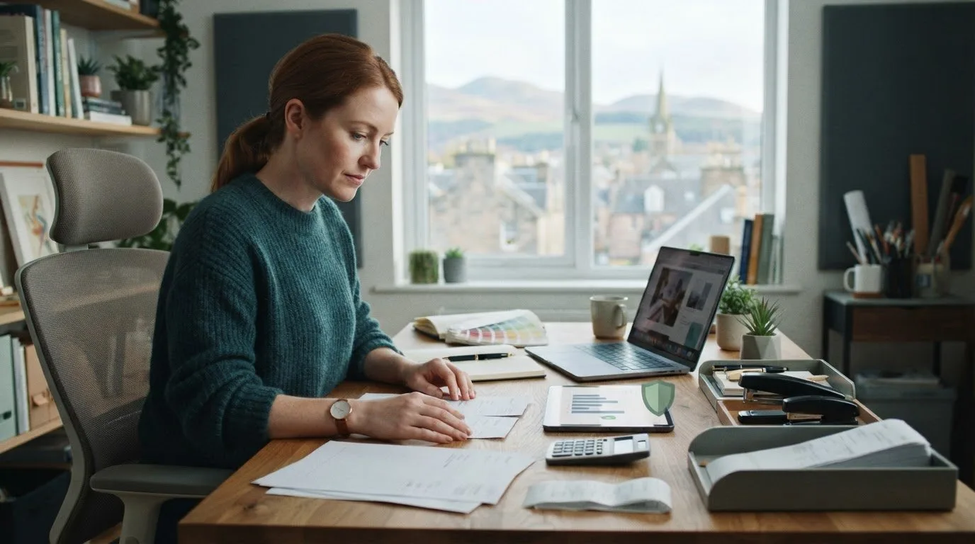 Bookkeeping for freelance designers in Alloa, from expenses to income