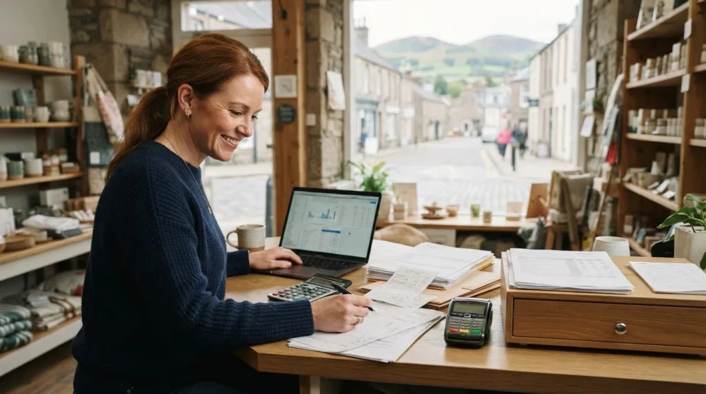 What should you look for in bookkeeping for shops in Denny?